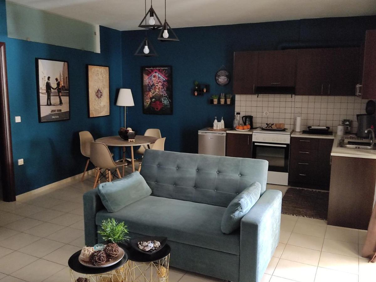 Modern Apartment Near Airport, Port & Beach Nea Alikarnassos Bagian luar foto